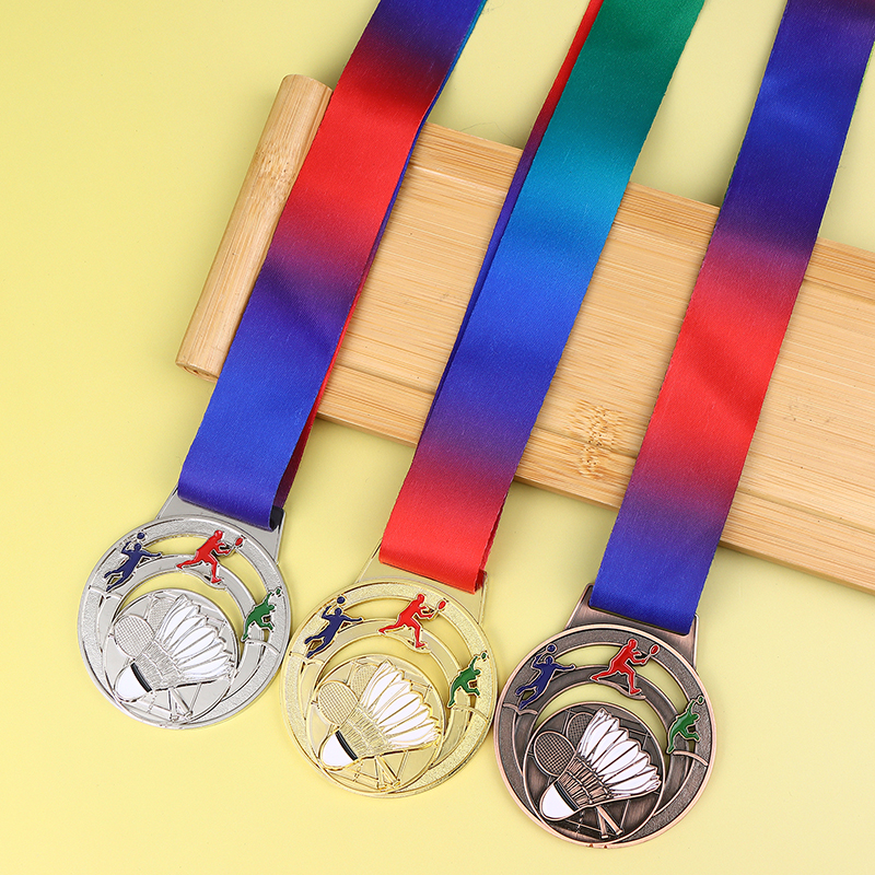 Badminton Game - 1Pc Metal Badminton Award Medals With