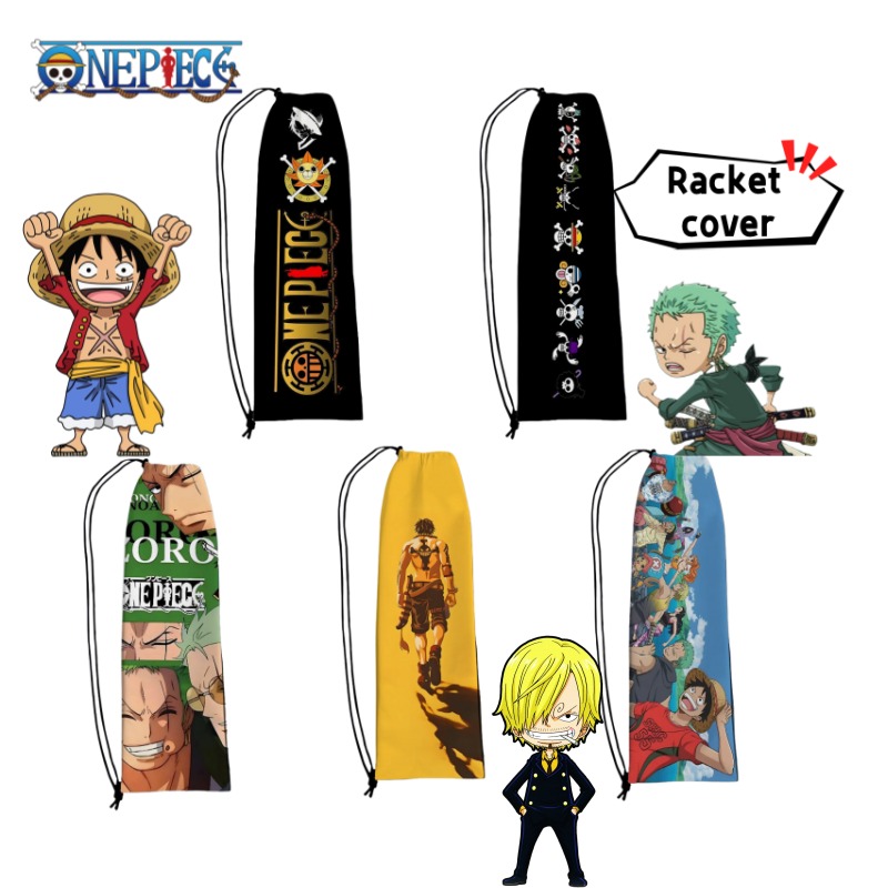 Racket Cover Bag - One Piece anime cartoon cute badminton