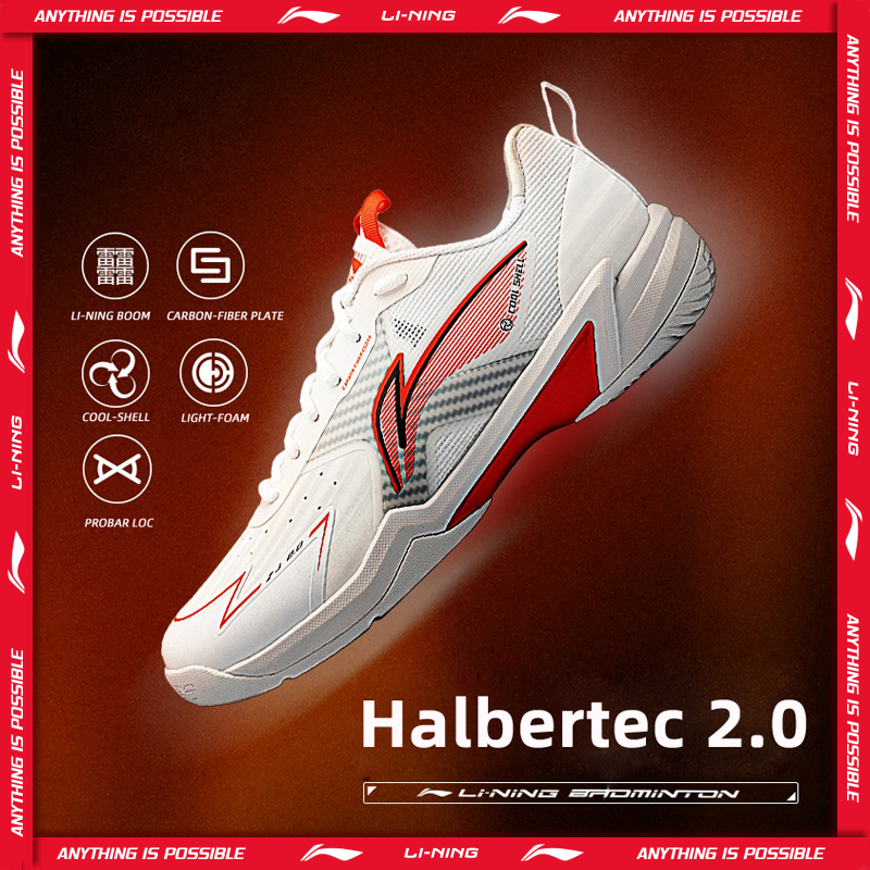 Badminton Raket - Li-Ning Unisex Halbertec 2.0 Badminton Shoes