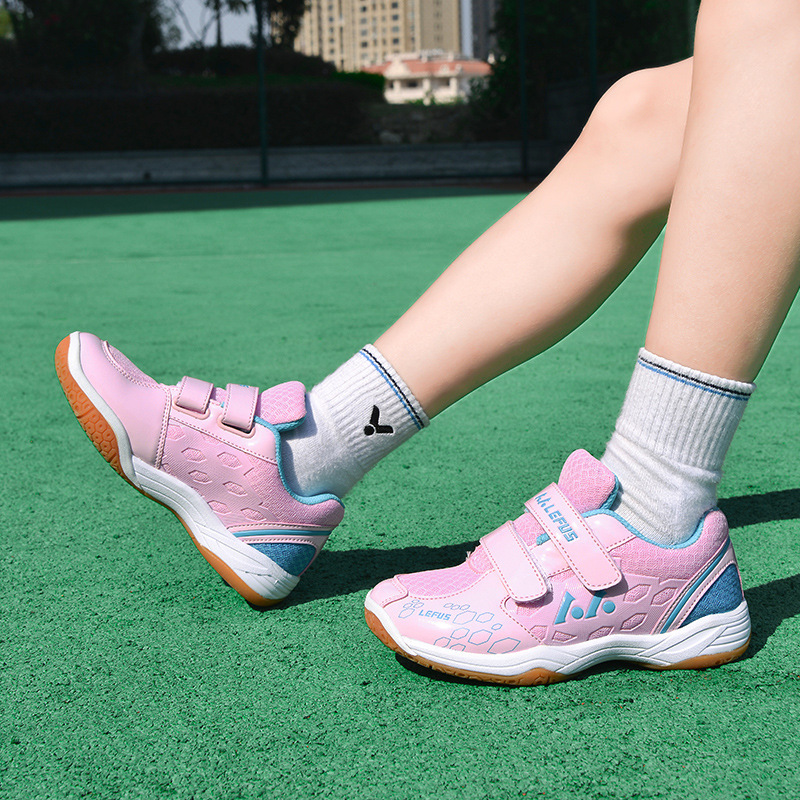 Boy Girl Small Size 28-37 Badm – Shoe Non Slip Badminton recenzja i cena