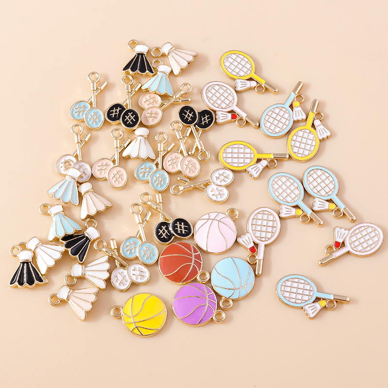 10pcs Lovely Enamel Sports Ten – Badminton Video recenzja i cena