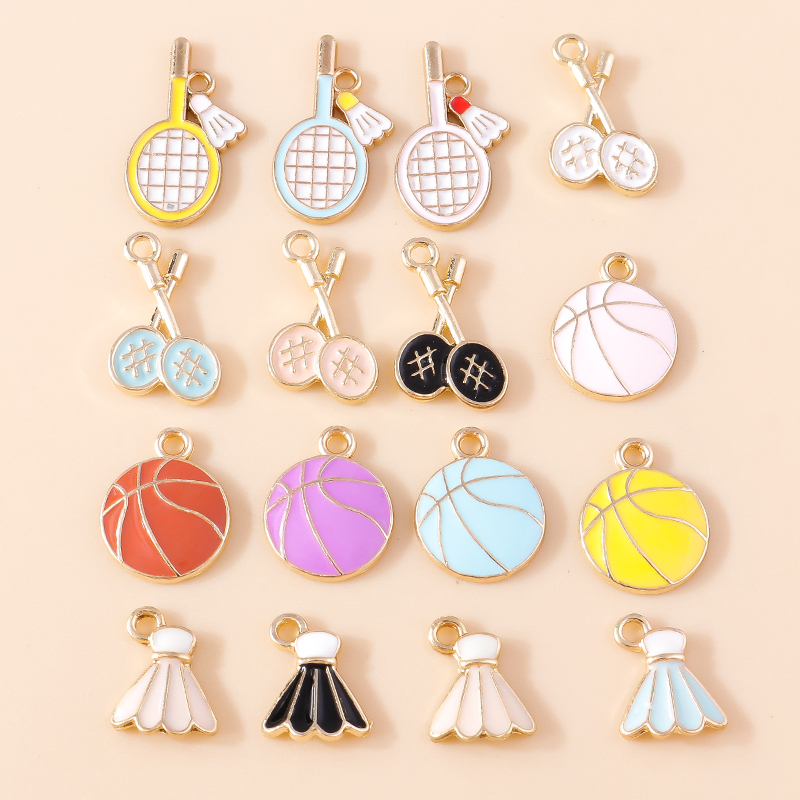 10pcs Lovely Enamel Sports Ten – Badminton Video recenzja i cena