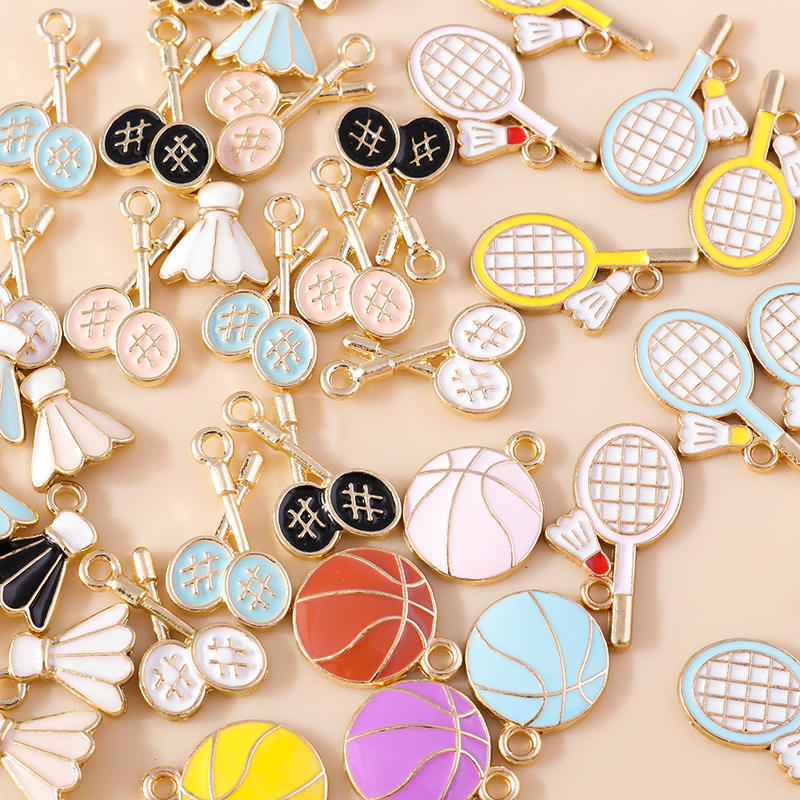 10pcs Lovely Enamel Sports Ten – Badminton Video recenzja i cena