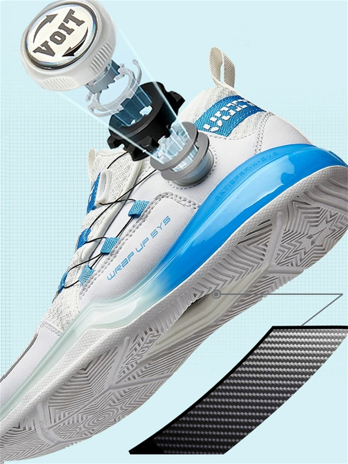 Unisex Rotation Buckle Tennis/ – Shoe Non Slip Badminton recenzja i cena