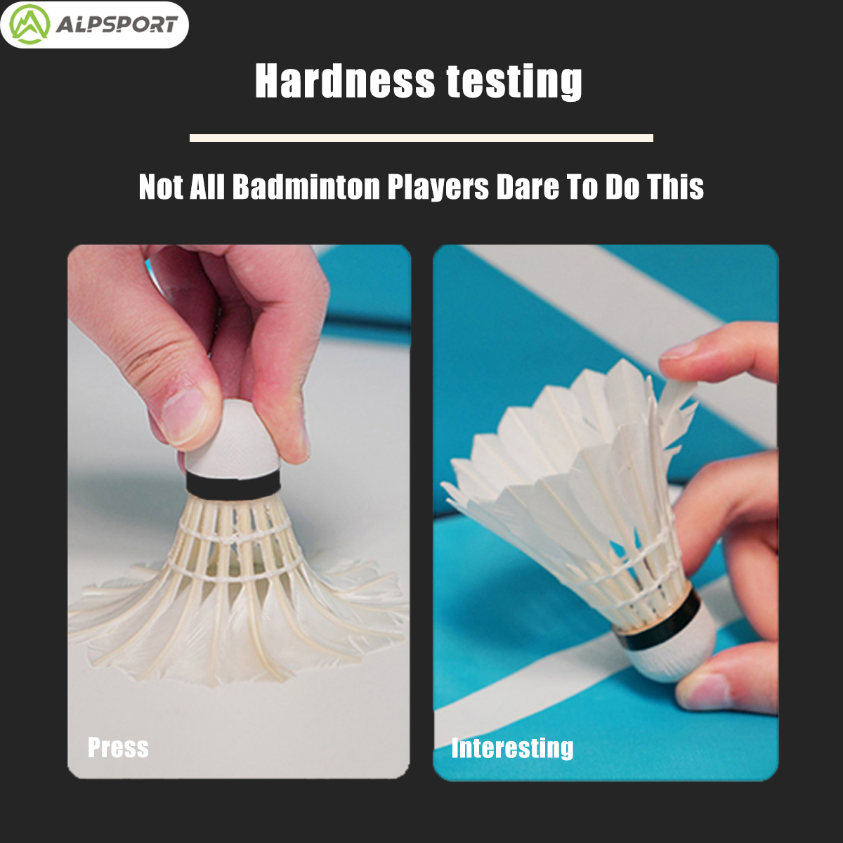 ALPSPORT 303 White Duck Feathe – Badminton Youtube recenzja i cena
