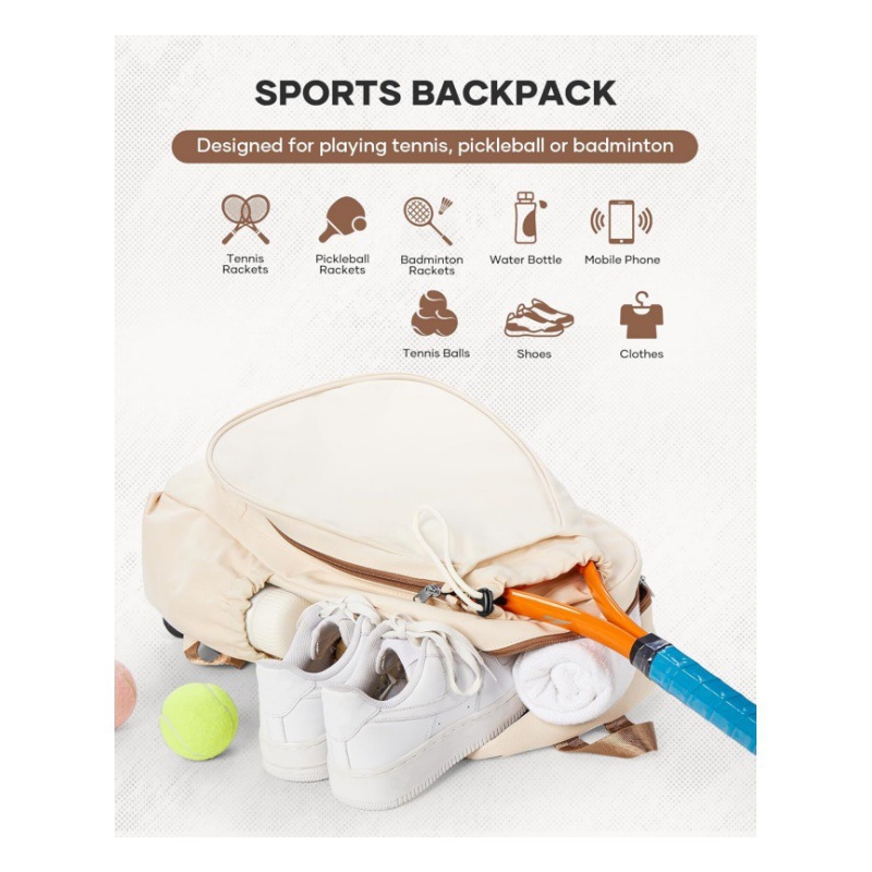 35L Tennis Racket Backpack Out – Badminton Video recenzja i cena