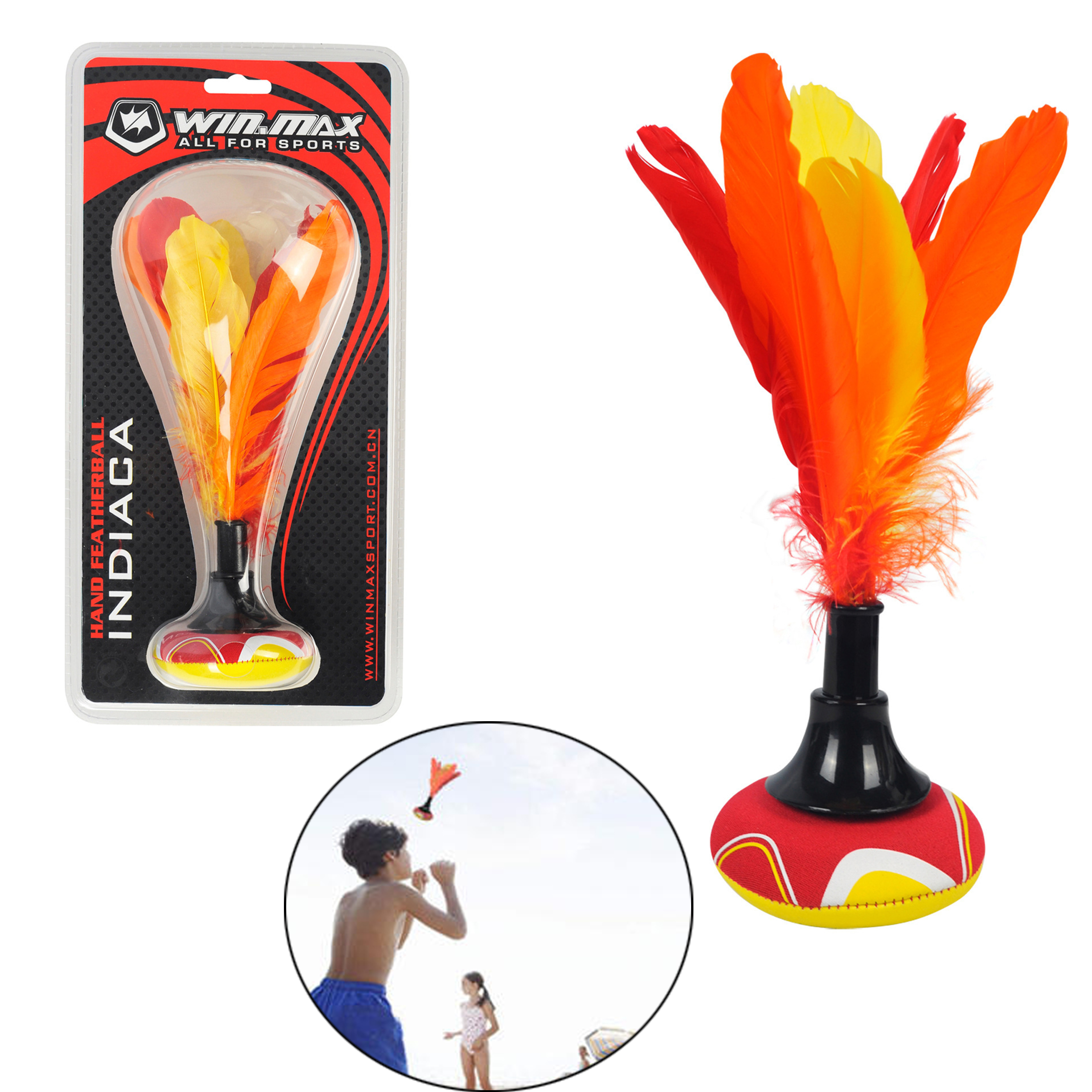 Beach Peteca Hand Shuttlecock  – Badminton Game recenzja i cena